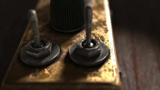 Small switch box transformator animated
