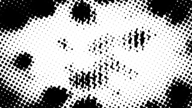 Futuristic data forms flicker, ripple and pulse (Loop).