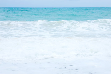 Fototapeta na wymiar sand and sea wave