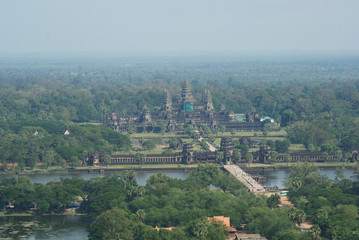 Angkor Wat and balloon
