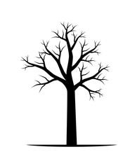 Naked tree vector
