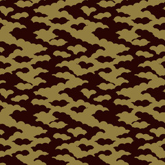 Stylish wavy background. Seamless pattern.Vector. スタイリッシュなみなみパターン © tabosan