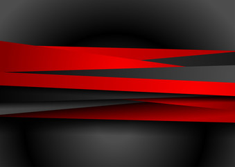 Contrast red black tech abstract corporate background