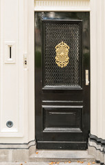 old wooden door