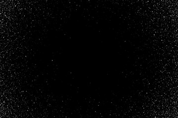 Snowfall on a black background,Christmas Background. white Holiday Abstract Glitter happy new year Background.