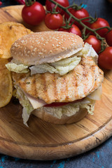 Grilled chicken sandwich