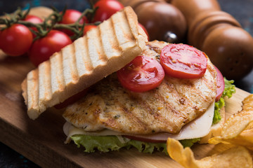 Grilled chicken sandwich