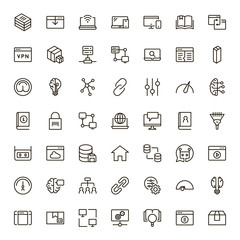 Coding icon set