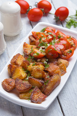 Home made roasted potato
