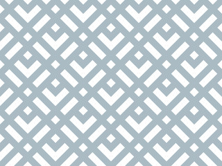 Abstract geometric pattern. A seamless vector background. White and blue ornament. Graphic modern pattern. Simple lattice graphic design