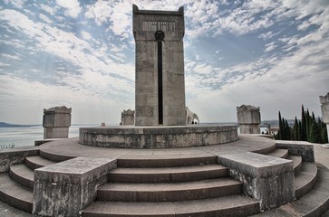 Fototapeta premium Il Vittoriale degli Italiani, Gardone Riviera. Tomba di D'Annunzio