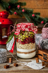 Christmas Cookie Mix in a Jar