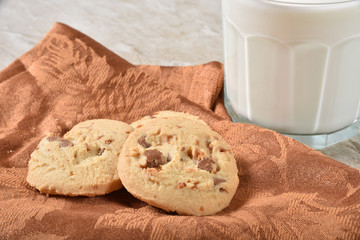 Chocolate Chip Cookies and Milk