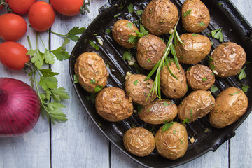 Home made roasted potato