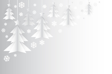 white and clean christmas background