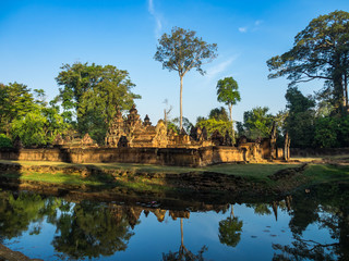 Fototapeta na wymiar Kambodscha - Angkor - Banteay Srei Temp