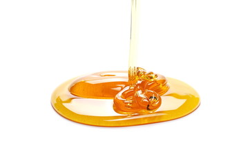 Honey isolated on white background