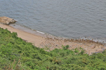 a coast of  junk bay at hong kong