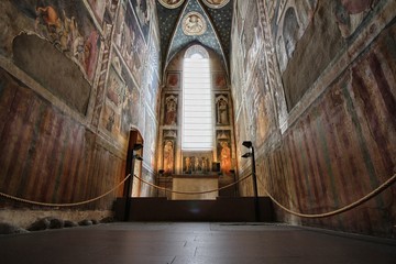 Bolzano, Chiesa dei Domenicani. Cappella di San Giovanni - obrazy, fototapety, plakaty