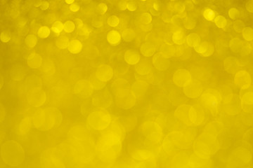 Yellow De Focused Lights Abstract 