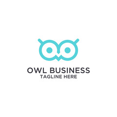 Owl eye logo design