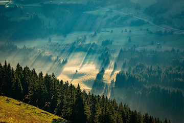 Bavarian Valley at Sunrise
