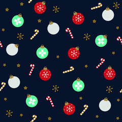 Winter seamless pattern background vector illustration