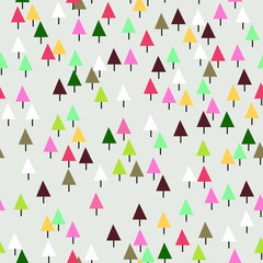 Winter seamless pattern background vector illustration