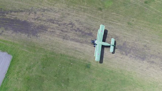 AN-2 aircraft moving on the ground