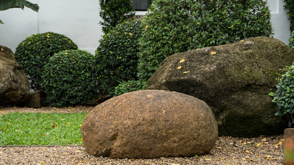 Two stones on the floor