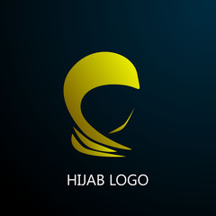 hijab or scarf muslimah or great women with multi talents women logo