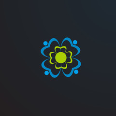 flower logo icon