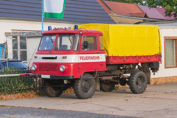 Feuerwehrauto aus DDR Zeiten