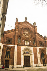 Milan Brera street Italy