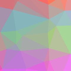 Illustration of beautiful blue low poly background.