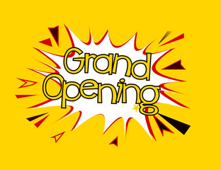 grand opening pop art