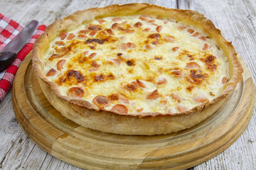 quiche aux saucisses