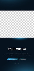 Cyber Monday Sale Stories for Instagram. Pack for creature your unique content.