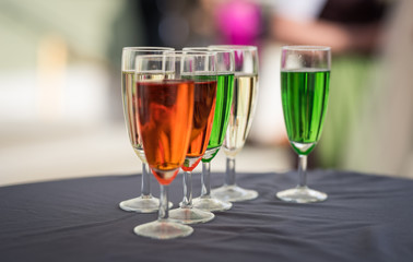 Sektempfang auf der Hochzeit