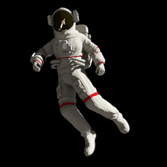 3d rendered illustration of an astronaut in space