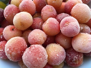 The frosted plum