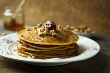 Pancakes with dates
