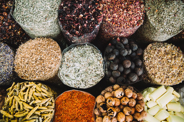 Spices and herbs souk in Dubai