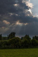 Gewitterstimmung im Vorland