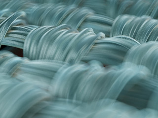 Obraz premium 3d rendered illustration of a microscopic view of fabric