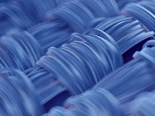 Türaufkleber 3D gerenderte Darstellung einer mikroskopischen Ansicht des Stoffes © Sebastian Kaulitzki