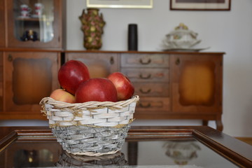 Apples in the basket