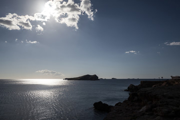 Tramonto sul mare di Ibiza