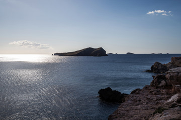 Tramonto sul mare di Ibiza
