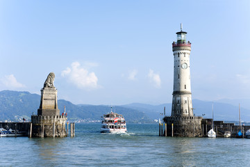 Lindau, Bodensee, Hafen, Schiff, Österreich